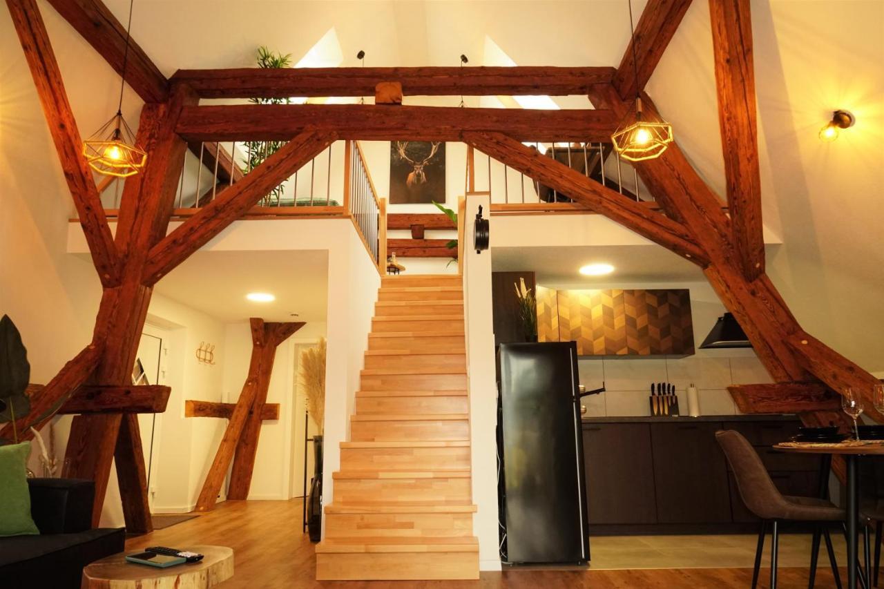 Galerie-Wohnung I Sanierter Pferdestall I Europapark I Boxspring I Nespresso Kippenheim Esterno foto